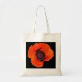 papaverbloem na regenval tote bag (Voorkant)