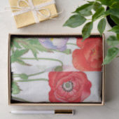  papaverbloem, ontkoppeling tissuepapier (Geschenk)