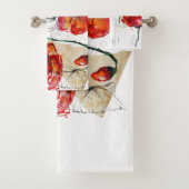 Papaverbloemen Bad Handdoek (Insitu)