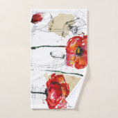 Papaverbloemen Bad Handdoek (Handdoek)
