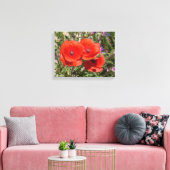 PAPAVERBLOEMEN CANVAS AFDRUK (Insitu (Woonkamer))