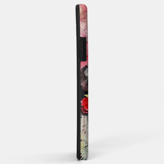 papaverbloemen in Waterverf Case-Mate iPhone Case (Achterkant/rechts)