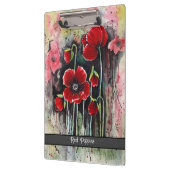 papaverbloemen in Waterverf Klembord (Links)