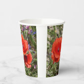 PAPAVERBLOEMEN PAPIEREN BEKERS (Links)