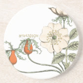  papaverbloemen zandsteen onderzetter (Voorkant)