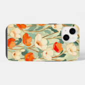 papaverbloesem iPhone hoesje (Achterkant horizontaal)