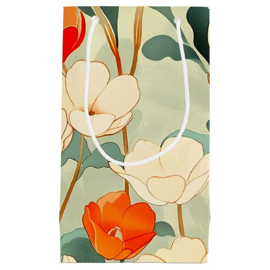  papaverbloesem klein cadeauzakje (Voorkant)