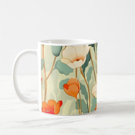 papaverbloesem koffiemok (Links)