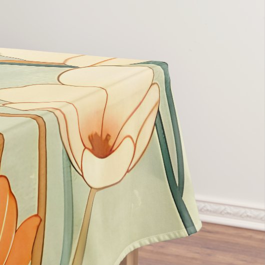  papaverbloesem tafelkleed (Voorbeeld)