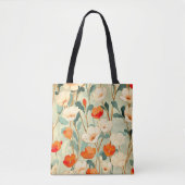 papaverbloesem tote bag (Voorkant)