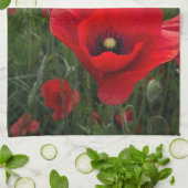 Papaverkeukenhanddoek/theedoek Theedoek (Gevouwen)