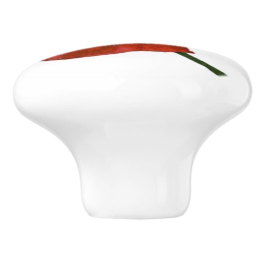 papaverknop keramische knop (Zijkant)