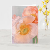 Papaverliefde Kaart (Gele Bloem)