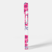  papaverroze whitedamask name iphone case (Achterkant / Links)