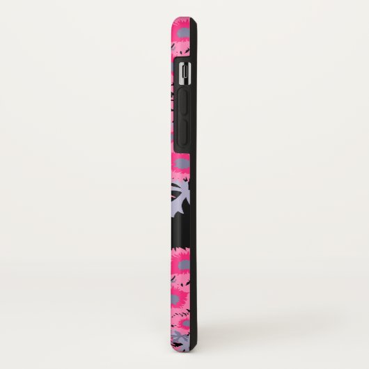 papaverroze zwarte dampnaam iphonecase Case-Mate iPhone case (Achterkant/links)