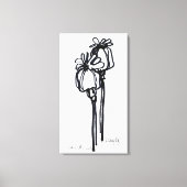 Papavers 1 canvas afdruk (Voorkant)