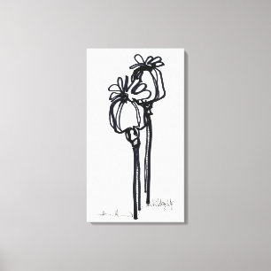 Papavers 1 canvas afdruk