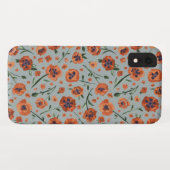Papavers bloemmotief Case-Mate iPhone case (Achterkant (horizontaal))