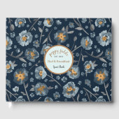 Papavers bloemmotief gastenboek (Voorkant)