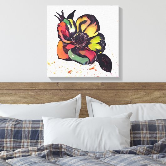 Papavers Canvas Afdruk (Insitu (Slaapkamer))