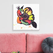 Papavers Canvas Afdruk (Insitu (Woonkamer))