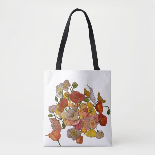 Papavers Canvas tas (Voorkant)
