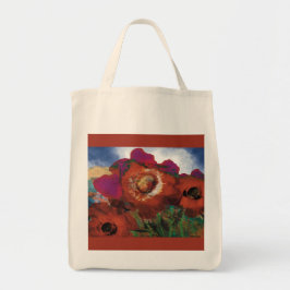 Papavers Canvas tas