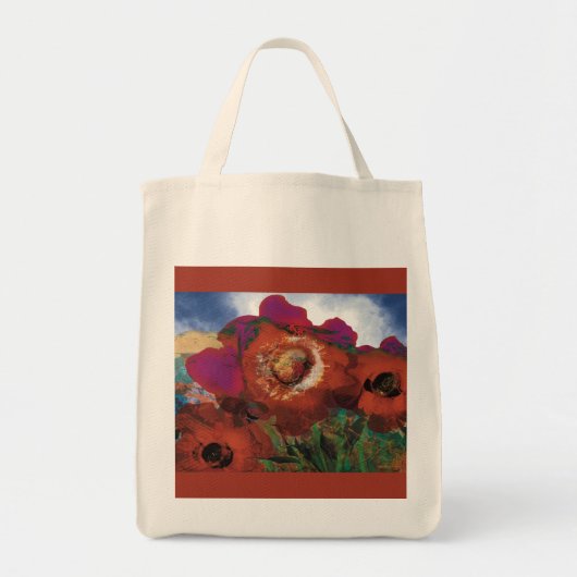Papavers Canvas tas (Voorkant)