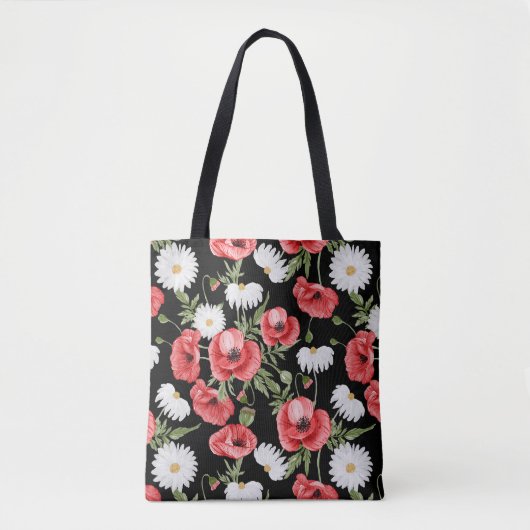 Papavers Canvas tas (Voorkant)