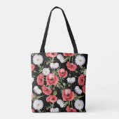 Papavers Canvas tas (Achterkant)