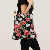 Papavers Canvas tas (Dichtbij)