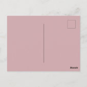 Papavers doedelen in inkt en Waterverf Briefkaart (Achterkant)