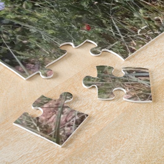 Papavers, druiven en blauwe hemel legpuzzel (Zijkant)