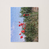 Papavers, druiven en blauwe hemel legpuzzel (Verticaal)