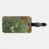 Papavers en botervliegen van Vincent Van Gogh Bagagelabel (Achterkant horizontaal)