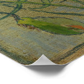 Papavers en botervliegen van Vincent Van Gogh Poster (Hoek)