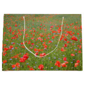 Papavers en cornbloemen large cadeautasje (Voorkant)