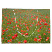 Papavers en cornbloemen large cadeautasje (Achterkant)