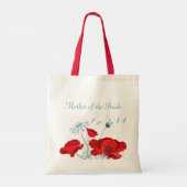 Papavers en Daisies Persoonlijke Canvas tas (Achterkant)