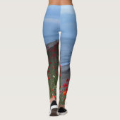 Papavers en de oceaan leggings (Achterkant)