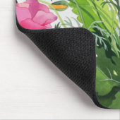 Papavers en Geraniums Muismat (Hoek)