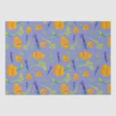 Papavers en lavender tissuepapier (Voorkant)
