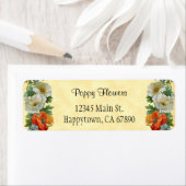 Papavers en maïskolven Aangepaste Adresetiketten Etiket (Insitu)
