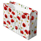 Papavers en mazen groot cadeauzakje (Voorkant Gekanteld)