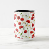 Papavers en mazen mok (Midden)