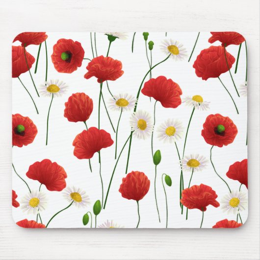 Papavers en mazen muismat (Voorkant)