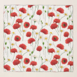 Papavers en mazen sjaal<br><div class="desc">"Papavers en mazen" is een naadloos vectorpatroon dat in Illustrator is gemaakt.</div>