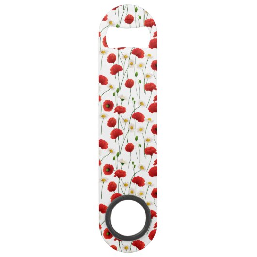 Papavers en mazen speed flessenopener (Achterkant)