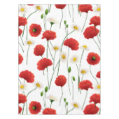 Papavers en mazen tafelkleed (Voorkant)