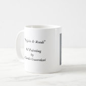 Papavers en reeds koffiemok (Voorkant links)